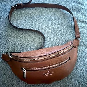Kate Spade brown leather belt bag